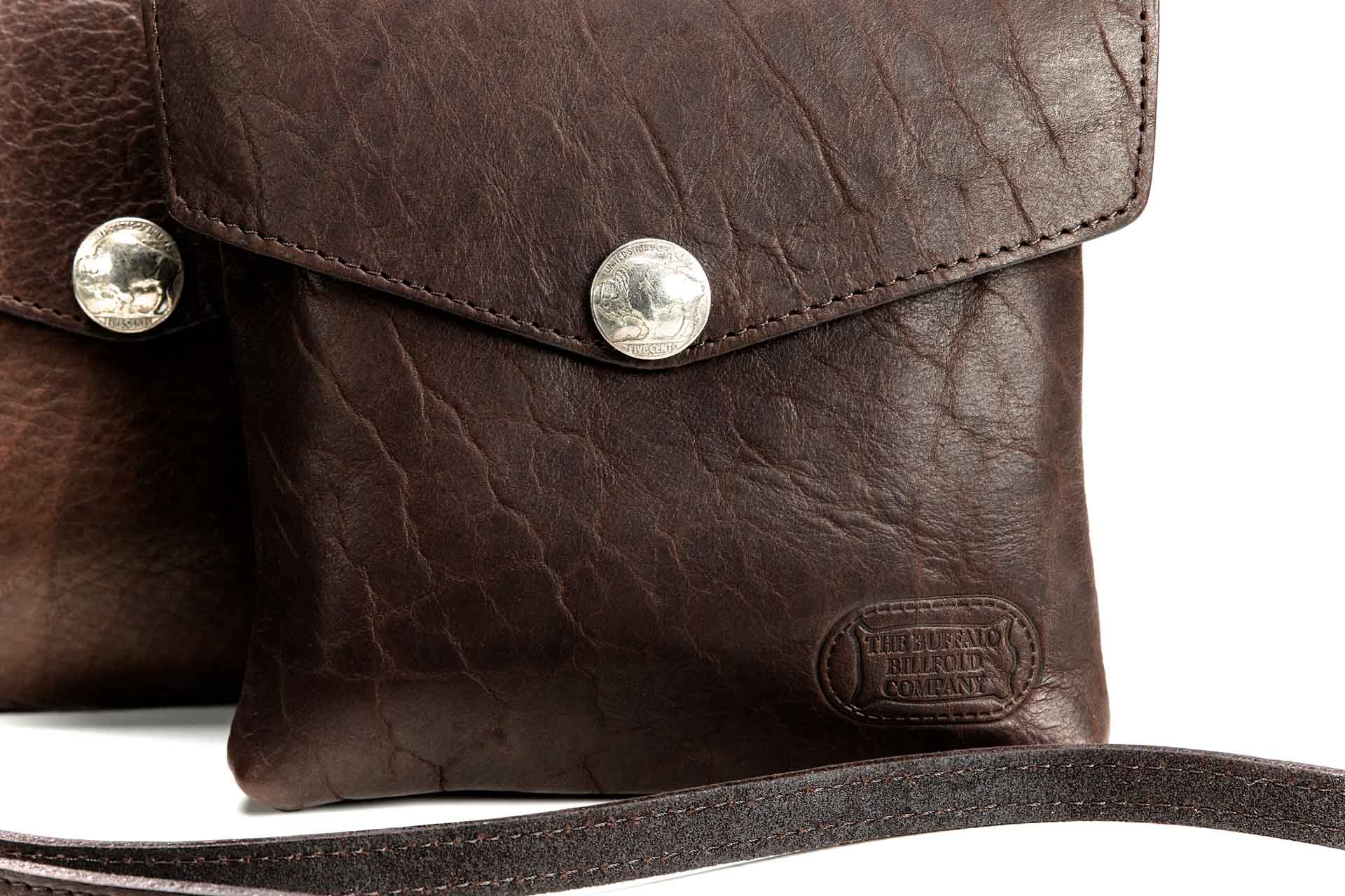 Small Buffalo Leather Purse - Made In Usa - Buffalo Billfold Company Small Buffalo Leather Purse - Made In Usa - Buffalo Billfold Company