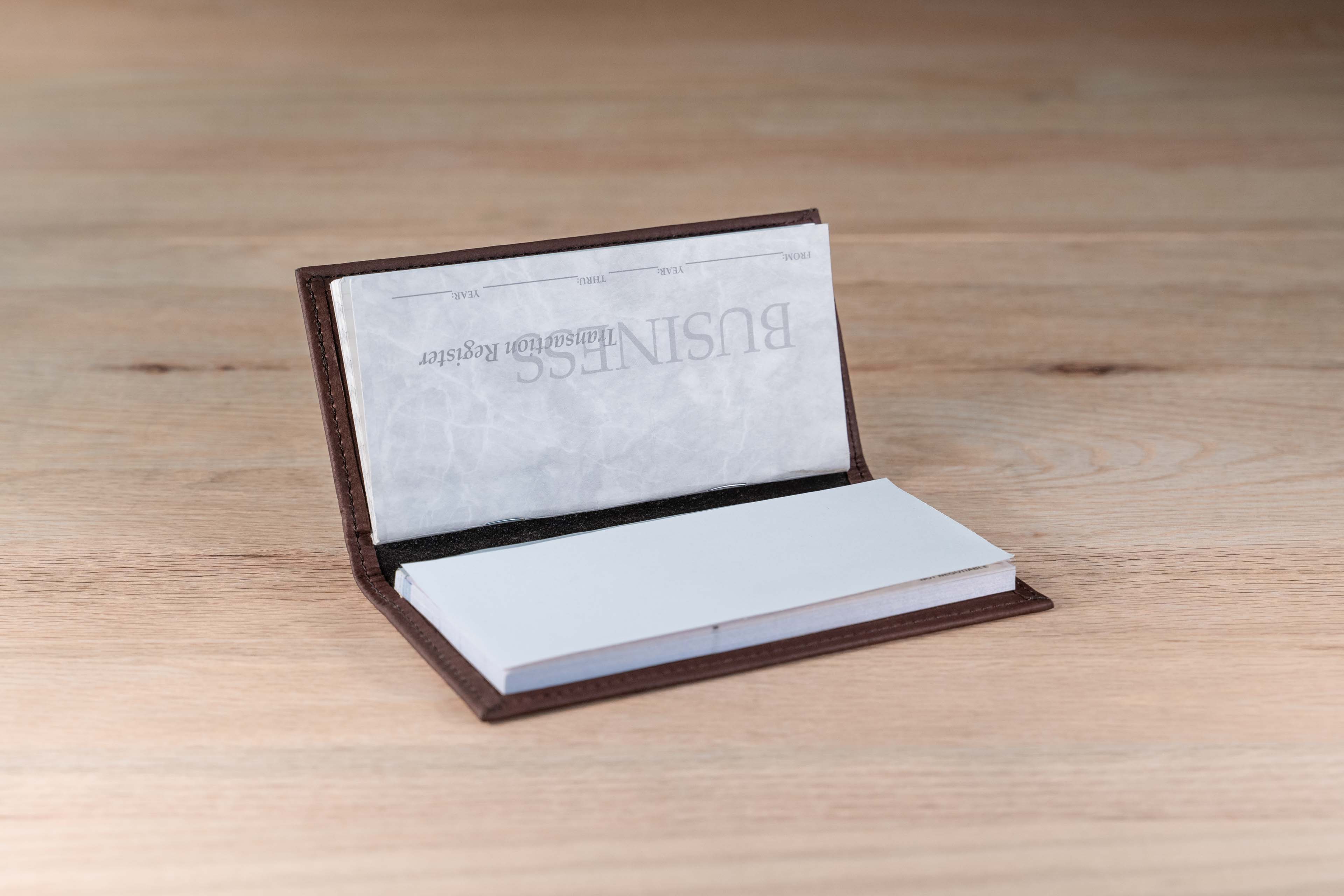 Buffalo Checkbook Cover Holding Register Buffalo Checkbook Cover Holding Register