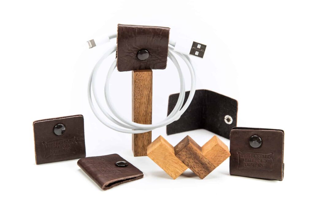 Buffalo Leather Cable Wranglers - Made in USA Buffalo Leather Cable Wranglers - Made in USA