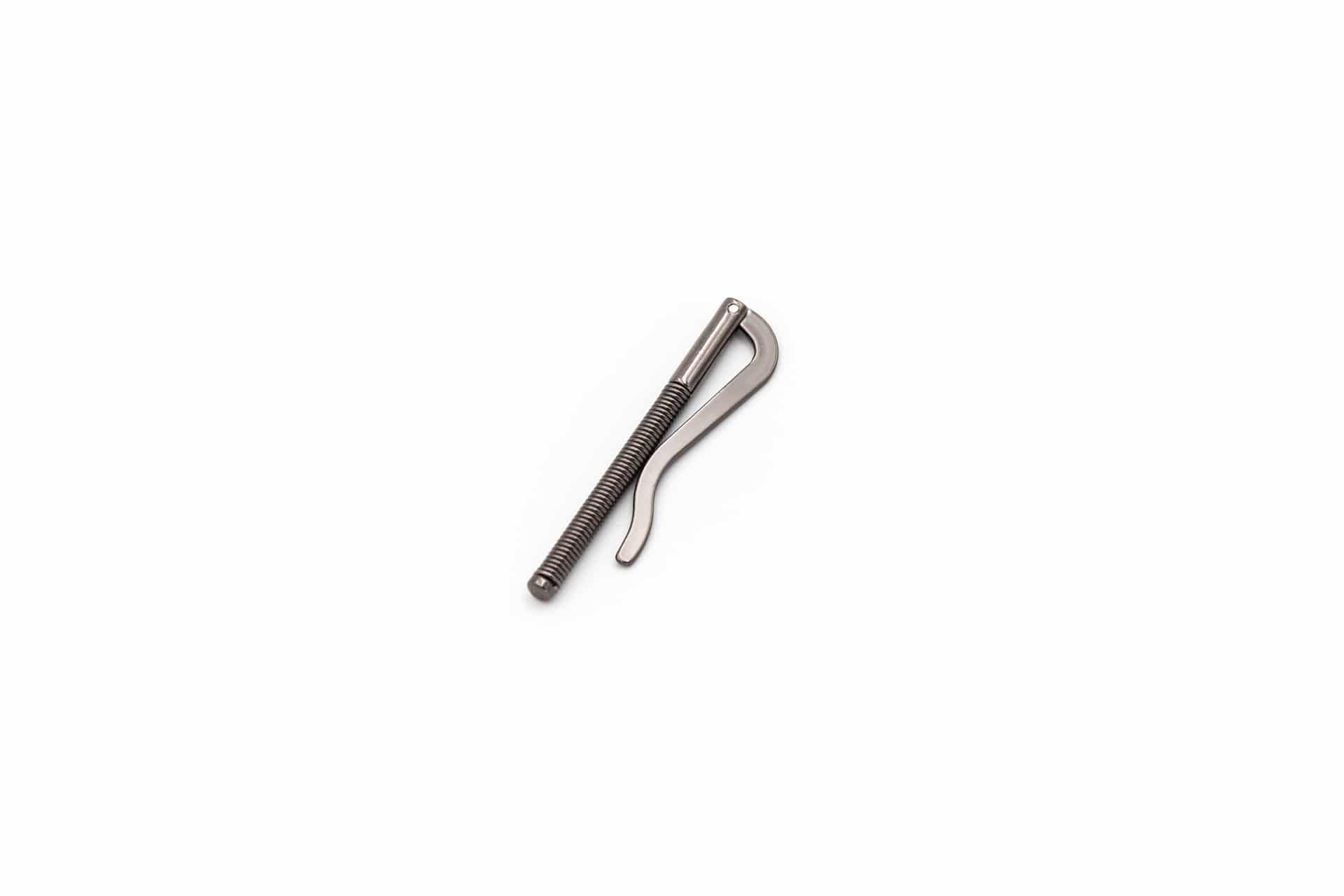 Spring Money Clip - Replacement Part - Dark Grey Metal Spring Money Clip - Replacement Part - Dark Grey Metal