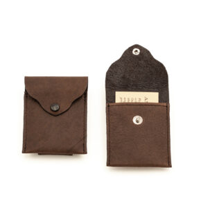Leather Magnetic Money Clip Wallet