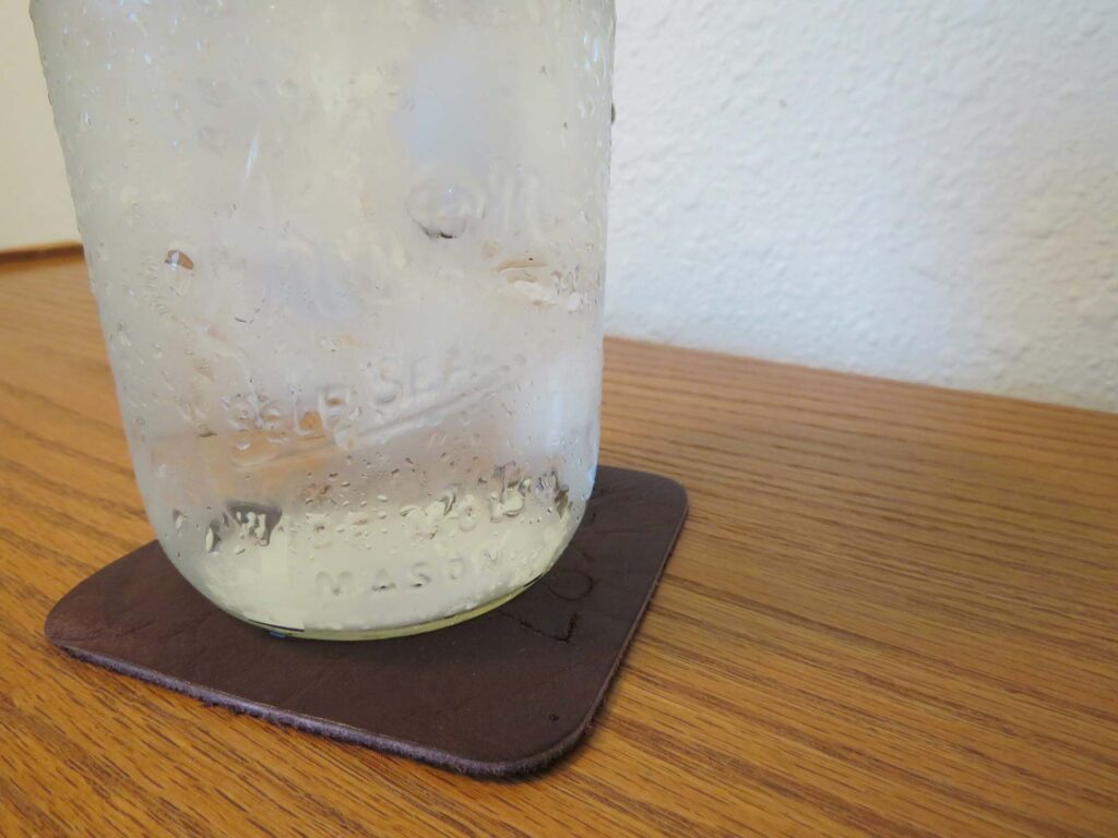 Full Grain Leather Coasters Prevent Run Off And Spills Full Grain Leather Coasters Prevent Run Off And Spills