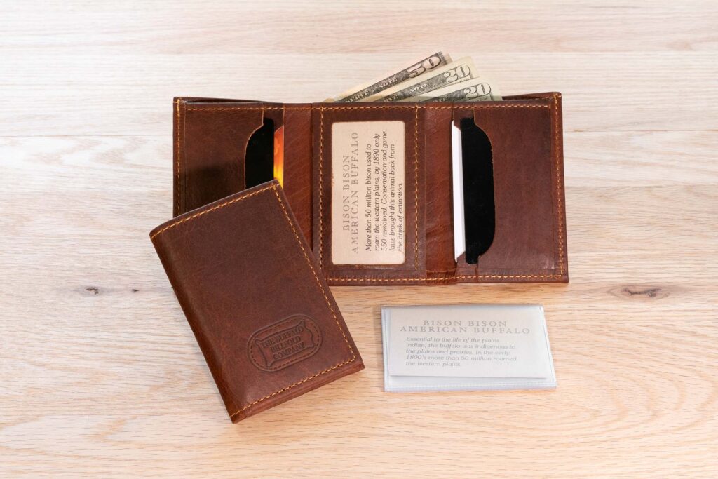 Mens Red Leather Trifold Wallet Mens Red Leather Trifold Wallet