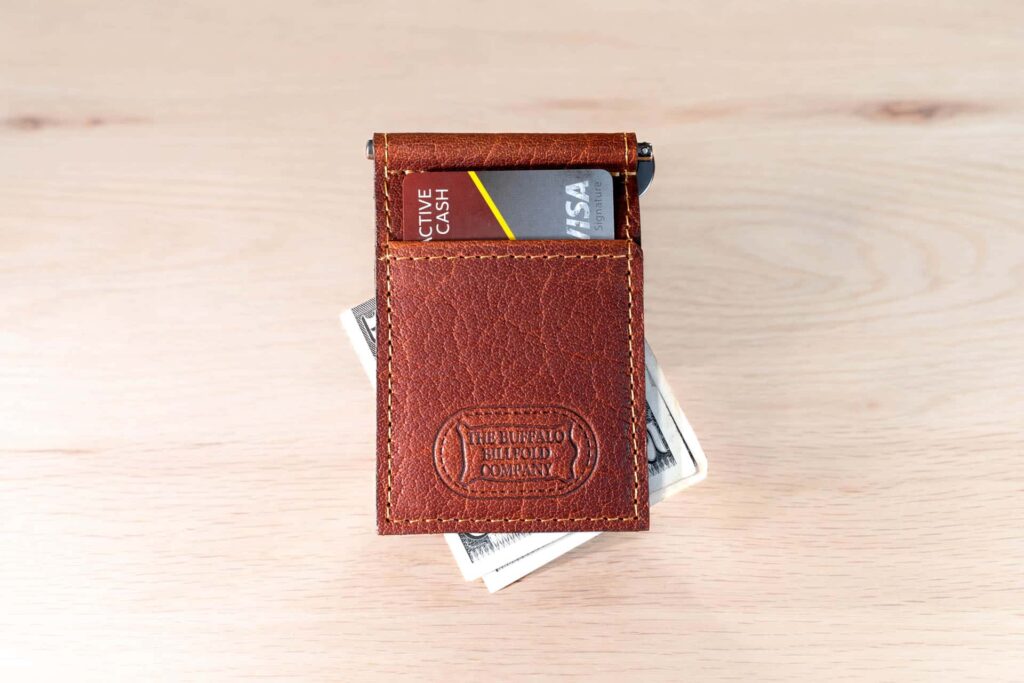 Leather Money Clip Wallet for Men and Women Leather Money Clip Wallet for Men and Women