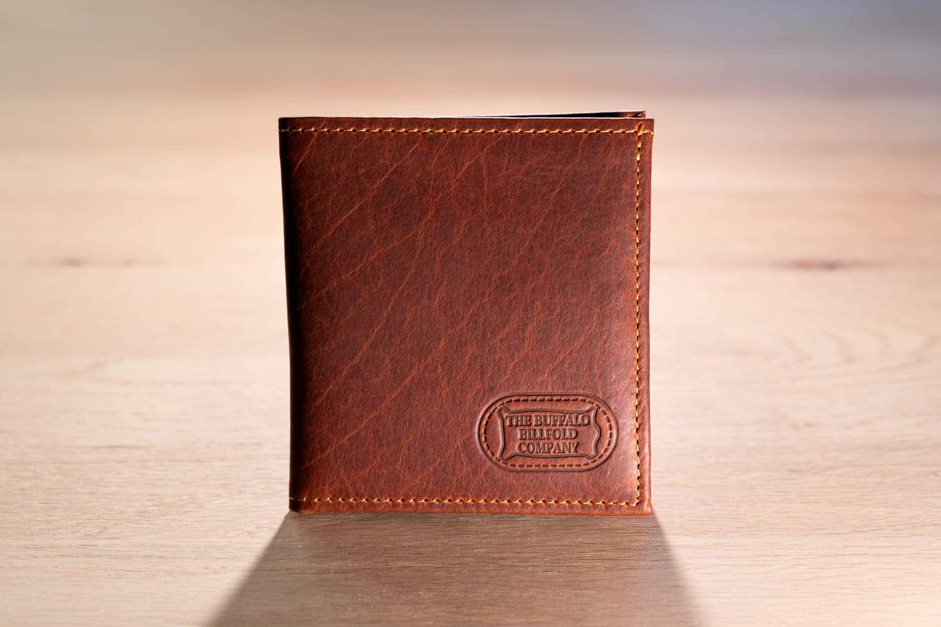 Mens Hipster Wallet - Red Leather Mens Hipster Wallet - Red Leather