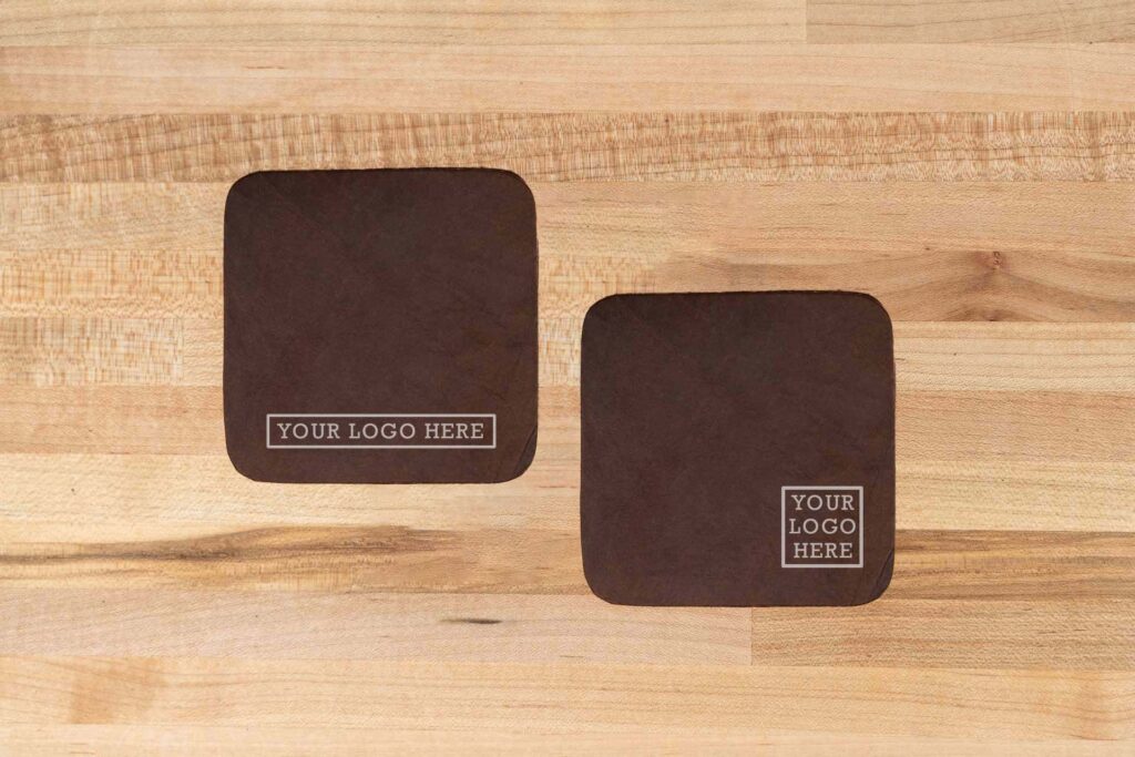 Our Coasters Accommodate Various Shapes Of Logos. Our Coasters Accommodate Various Shapes Of Logos.
