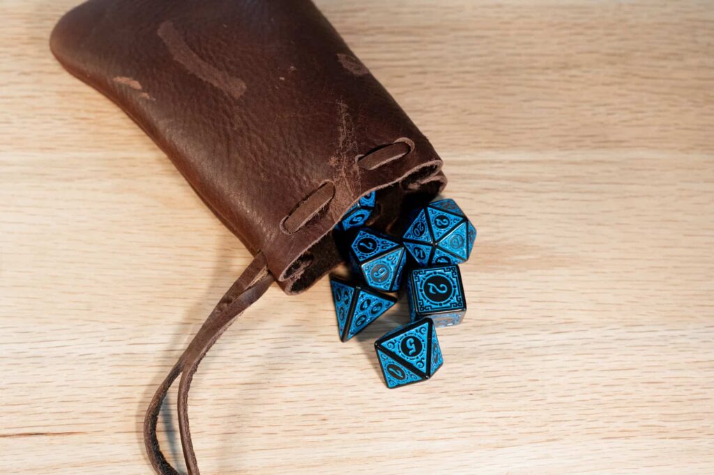 Leather-Dice-Bag-Dnd-Made-Usa Leather Dice Bag