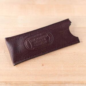Leather Case for Opinel No.08 Carbon Steel Folding Knife - Made in USA