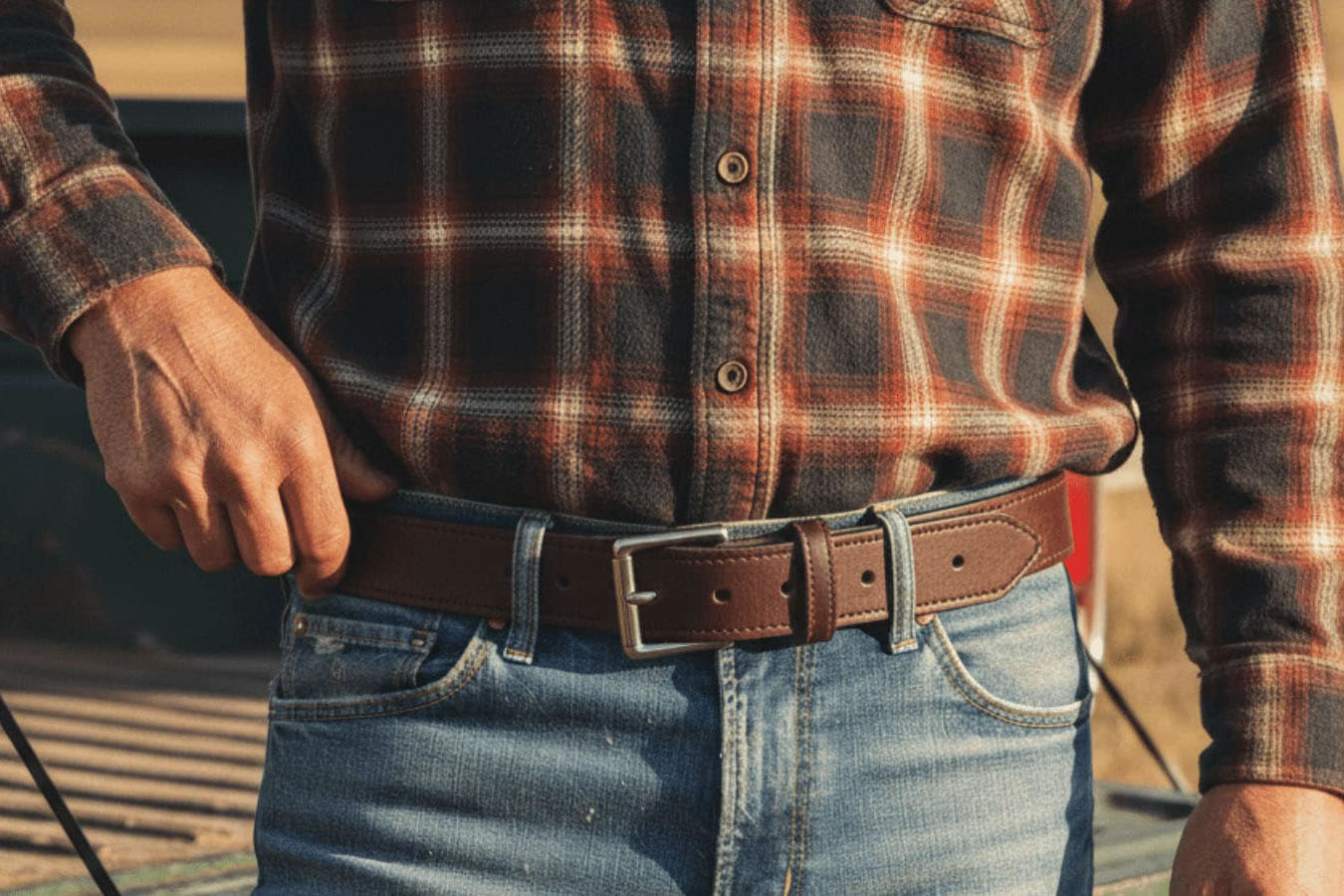 Bison Leather Belts - Made In Usa Bison Leather Belts - Made In Usa