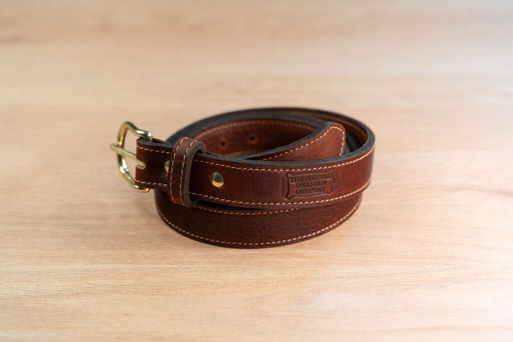 Full Grain Leather Dress Belt - Made In Usa